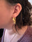 Boucles d'oreilles Créoles torsadées en or jaune 18 carats 58 Facettes