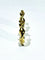 Boucles d'oreilles Créoles torsadées en or jaune 18 carats 58 Facettes