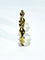 Boucles d'oreilles Créoles torsadées en or jaune 18 carats 58 Facettes