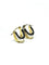 Boucles d'oreilles Boucles d'oreilles en or jaune et blanc 18 carats 58 Facettes
