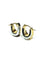 Boucles d'oreilles Boucles d'oreilles en or jaune et blanc 18 carats 58 Facettes