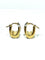 Boucles d'oreilles Boucles d'oreilles en or jaune et blanc 18 carats 58 Facettes