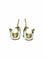 Boucles d'oreilles Boucles d'oreilles en or jaune et blanc 18 carats 58 Facettes