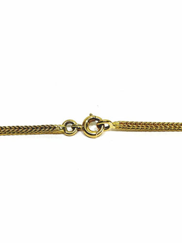 Collier Chaîne maille palmier en or jaune 18 carats 58 Facettes