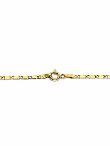 Collier Chaîne - Maille rectangulaire en or jaune 18 carats 58 Facettes
