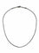 Collier Chaîne maille forçat en or blanc 18 carats 58 Facettes