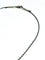 Collier Chaîne maille forçat en or blanc 18 carats 58 Facettes