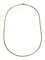 Collier Chaîne maille palmier en or jaune et blanc 18 carats 58 Facettes