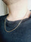 Collier Chaîne maille palmier en or jaune et blanc 18 carats 58 Facettes