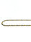 Collier Chaîne maille palmier en or jaune et blanc 18 carats 58 Facettes