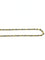 Collier Chaîne maille palmier en or jaune et blanc 18 carats 58 Facettes