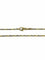 Collier Chaîne maille palmier en or jaune et blanc 18 carats 58 Facettes