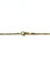 Collier Chaîne maille palmier en or jaune et blanc 18 carats 58 Facettes