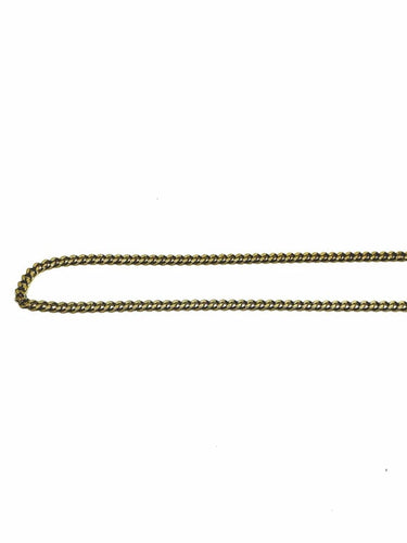 Collier Chaîne gourmette en or jaune 18 carats 58 Facettes