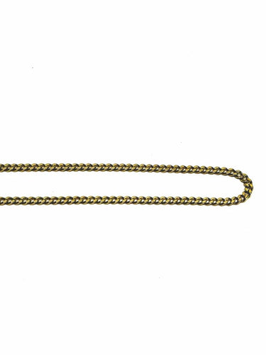 Collier Chaîne gourmette en or jaune 18 carats 58 Facettes