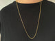 Collier Chaîne gourmette en or jaune 18 carats 58 Facettes