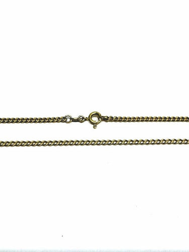 Collier Chaîne gourmette en or jaune 18 carats 58 Facettes
