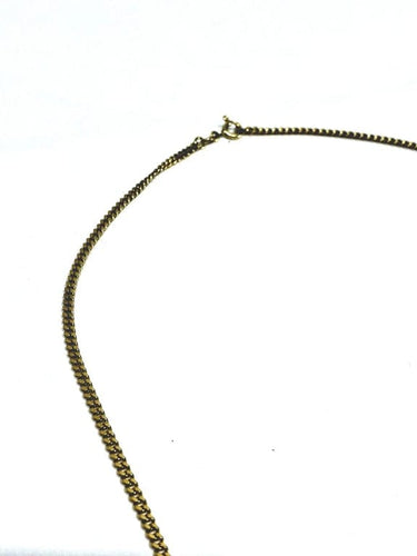 Collier Chaîne gourmette en or jaune 18 carats 58 Facettes