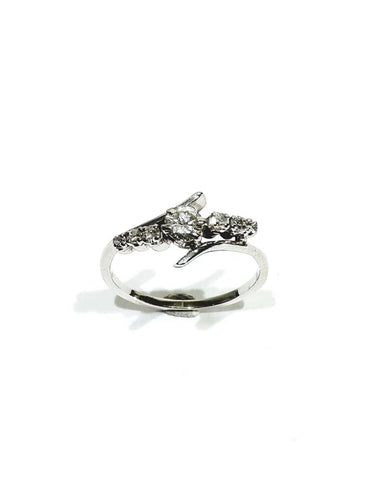 Bague 53.5 Bague en or blanc et diamants 0,36 ct 58 Facettes