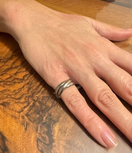 Bague 51 Cartier Trinity - Bague en or gris 750 58 Facettes