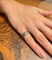 Bague 51 Cartier Trinity - Bague en or gris 750 58 Facettes