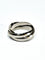 Bague 51 Cartier Trinity - Bague en or gris 750 58 Facettes