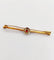 Broche Broche barrette Art déco en or 18k et pierre rouge 58 Facettes A06478