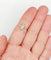 Bague 55 Bague solitaire en or blanc 18k avec diamants taille navette et baguettes 58 Facettes A06479