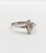 Bague 55 Bague solitaire en or blanc 18k avec diamants taille navette et baguettes 58 Facettes A06479