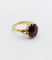 Bague 53 Bague antique en or rose 18k aux grenats de Perpignan 58 Facettes A06485