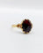 Bague 53 Bague antique en or rose 18k aux grenats de Perpignan 58 Facettes A06485