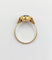 Bague 53 Bague antique en or rose 18k aux grenats de Perpignan 58 Facettes A06485