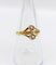 Bague 55.5 Bague toi et moi Art nouveau en or jaune 18k et perles 58 Facettes A06501
