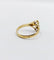 Bague 55.5 Bague toi et moi Art nouveau en or jaune 18k et perles 58 Facettes A06501