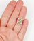 Bague 52 Bague tank Art déco en or rose 18k avec diamants et rubis synthétiques 58 Facettes A06536