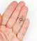 Bague 51 Bague marquise Art déco en platine, diamants et rubis synthétiques 58 Facettes A06548