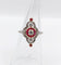 Bague 51 Bague marquise Art déco en platine, diamants et rubis synthétiques 58 Facettes A06548