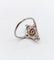 Bague 51 Bague marquise Art déco en platine, diamants et rubis synthétiques 58 Facettes A06548