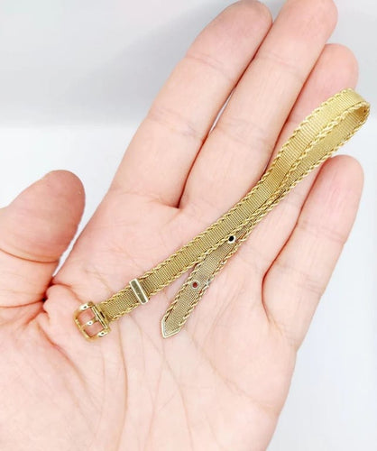 Bracelet Bracelet ceinture en or 14k (circa 1950) 58 Facettes A06591