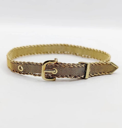 Bracelet Bracelet ceinture en or 14k (circa 1950) 58 Facettes A06591