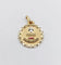 Pendentif Augis - Pendentif médaille d’amour 19 mm en or rose 18K et rubis 58 Facettes A06664