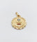 Pendentif Augis - Pendentif médaille d’amour 19 mm en or rose 18K et rubis 58 Facettes A06664
