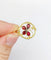 Pendentif Pendentif trèfle Art nouveau en or 18k avec diamant taille rose 58 Facettes A06631