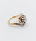 Bague 48 Bague tourbillon ancienne en or 18k et platine, diamants 58 Facettes A06630
