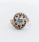 Bague 48 Bague tourbillon ancienne en or 18k et platine, diamants 58 Facettes A06630