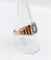 Bague 62 Bague chevalière victorienne en or rose 18k et émail bleu 58 Facettes A06638