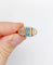 Bague 62 Bague chevalière victorienne en or rose 18k et émail bleu 58 Facettes A06638