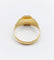 Bague 61 Chevalière victorienne - Bague en or 18k fleur ciselée 58 Facettes A06637