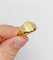 Bague 61 Chevalière victorienne - Bague en or 18k fleur ciselée 58 Facettes A06637