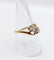 Bague 57.5 Bague Toi et Moi ancienne en or 18k et diamants taille ancienne 58 Facettes A06645